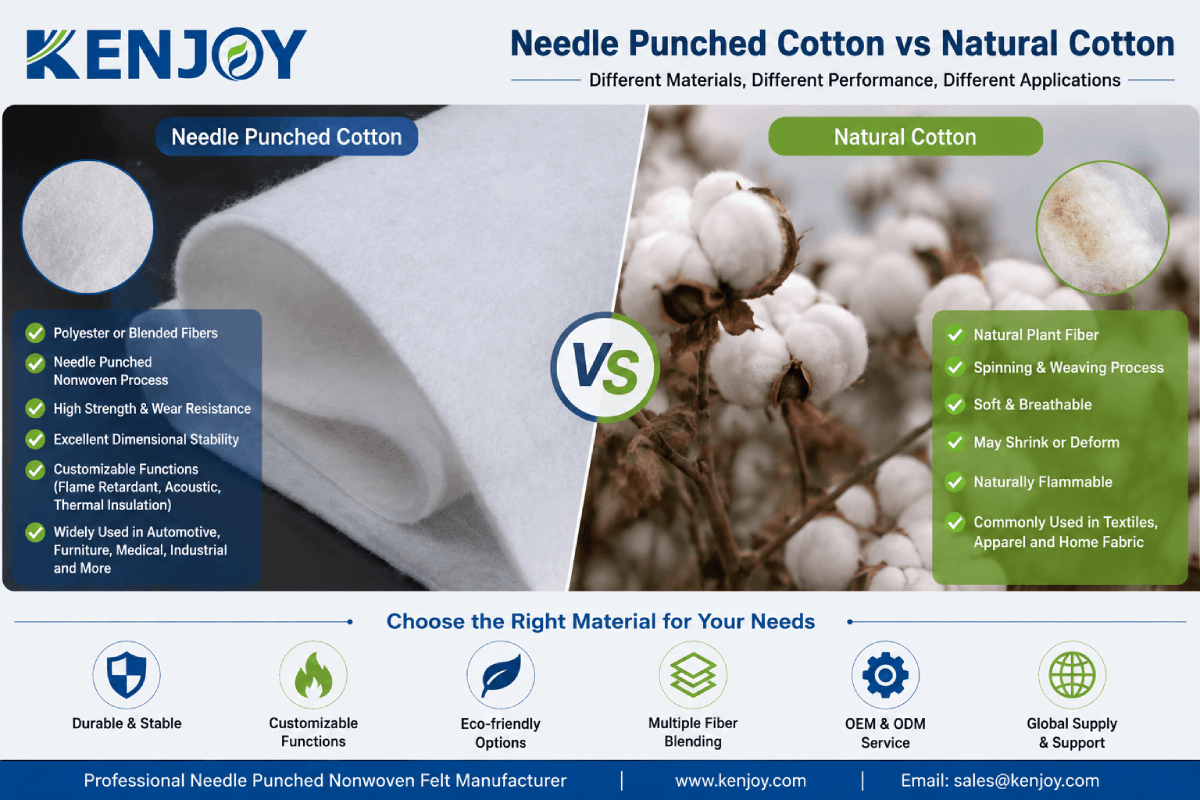 Is Needle Punched Cotton Real Cotton? Understanding the Difference Between Needle Punched Cotton and Natural Cotton